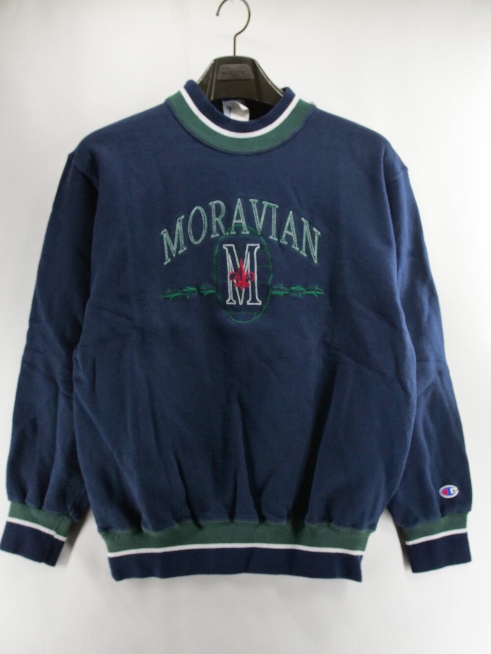 Vintage 1990s Moravian College Unisex XL Sweatshirt Champion Made in USA